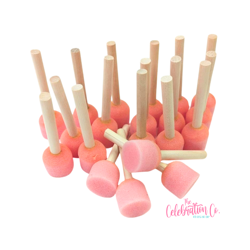 Pink Sponge Pouncers - Medium (Package of 20)