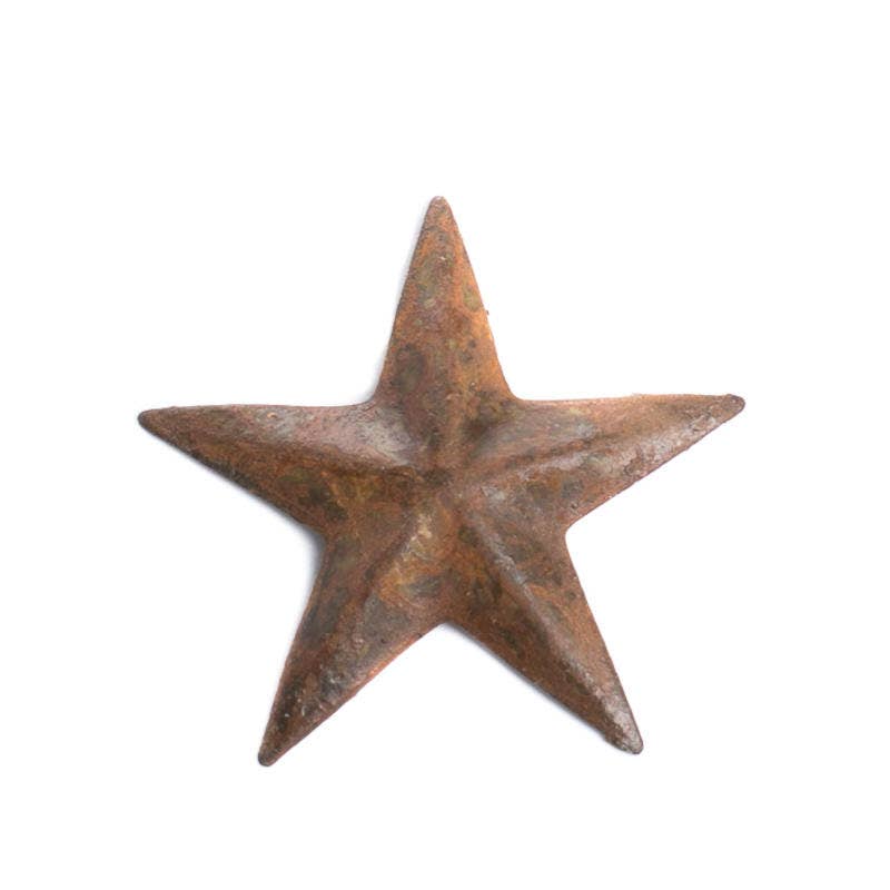 Mini Rusty Tin Barn Stars- Embellishments- The Celebration Co.
