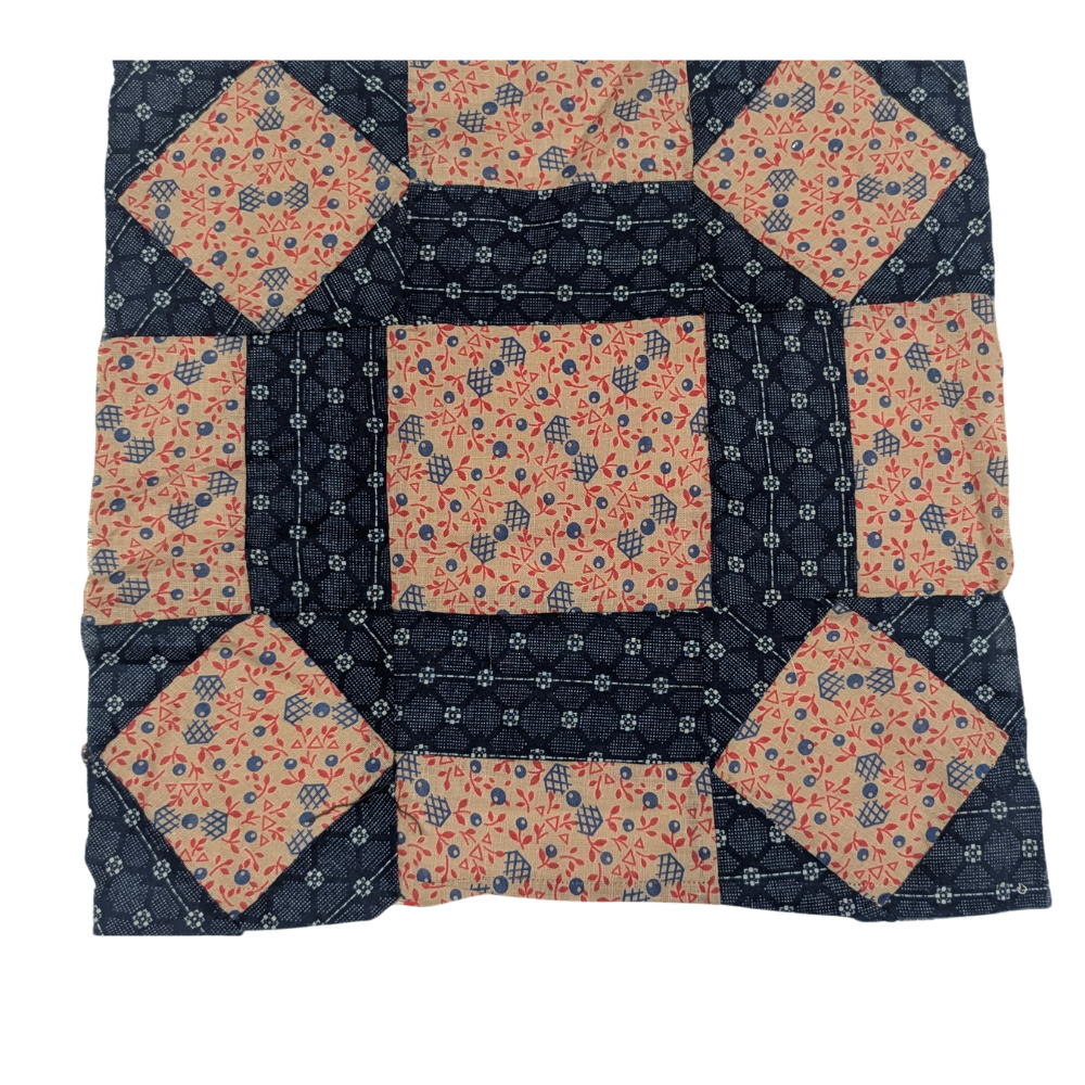Vintage Hand-Pieced 12" Quilt Blocks