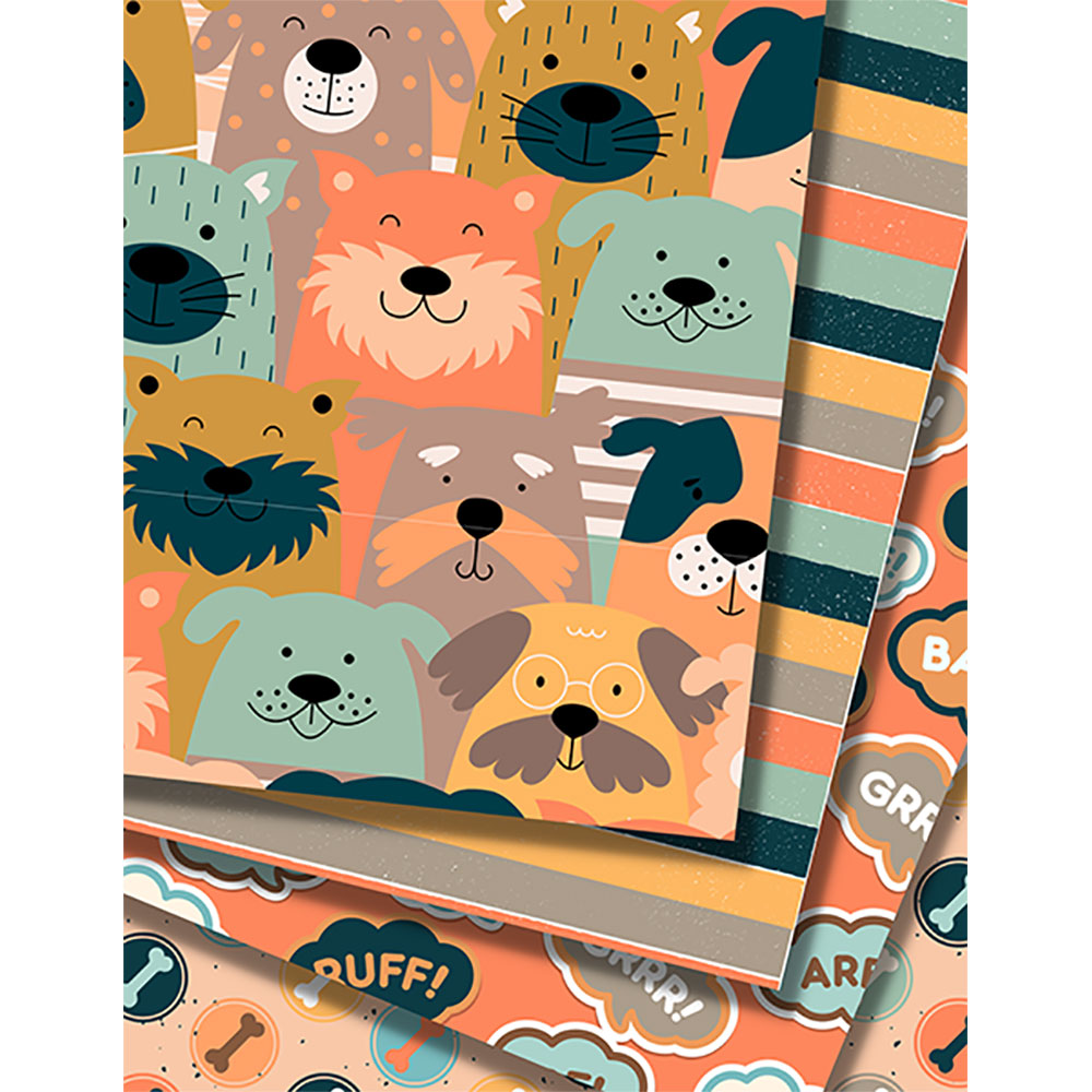 Canine Companions - Digital Download - Craft Paper Package