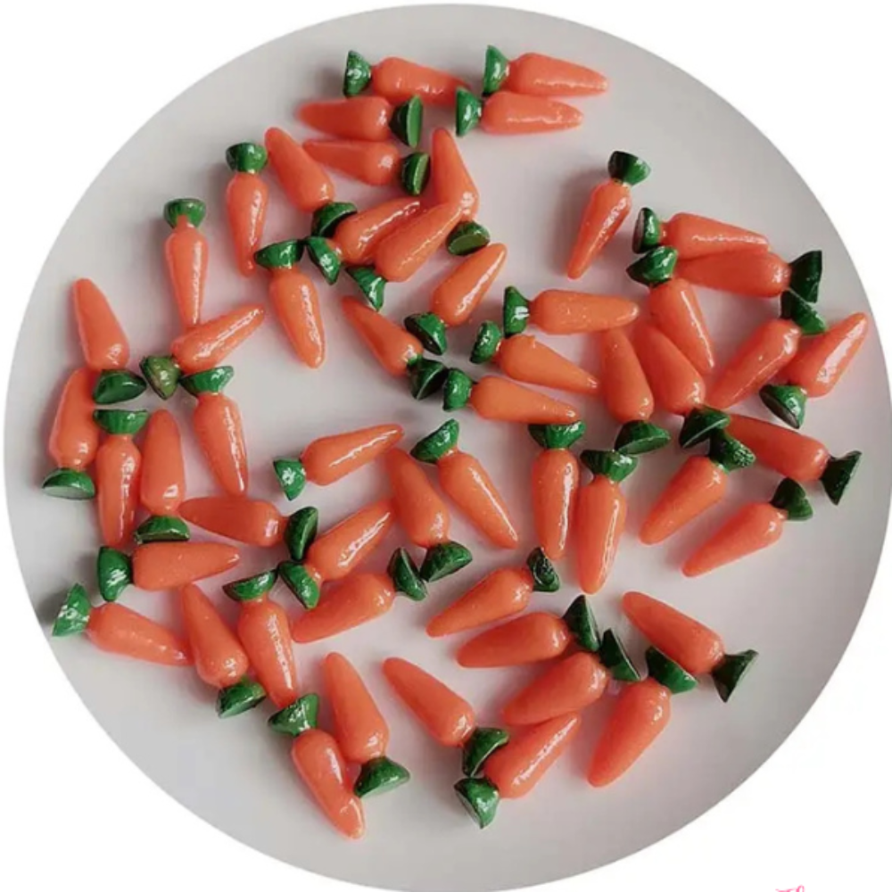 Mini Resin Carrots (Package of 25)
