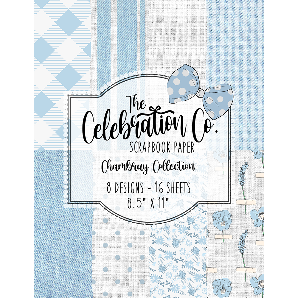 Chambray - Digital Download - Craft Paper Package - The Celebration Co.