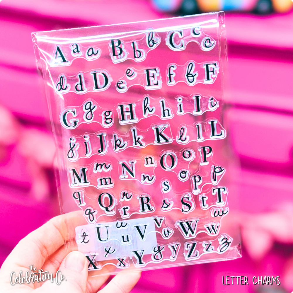 Silicone Alphabet Clear Stamps Set