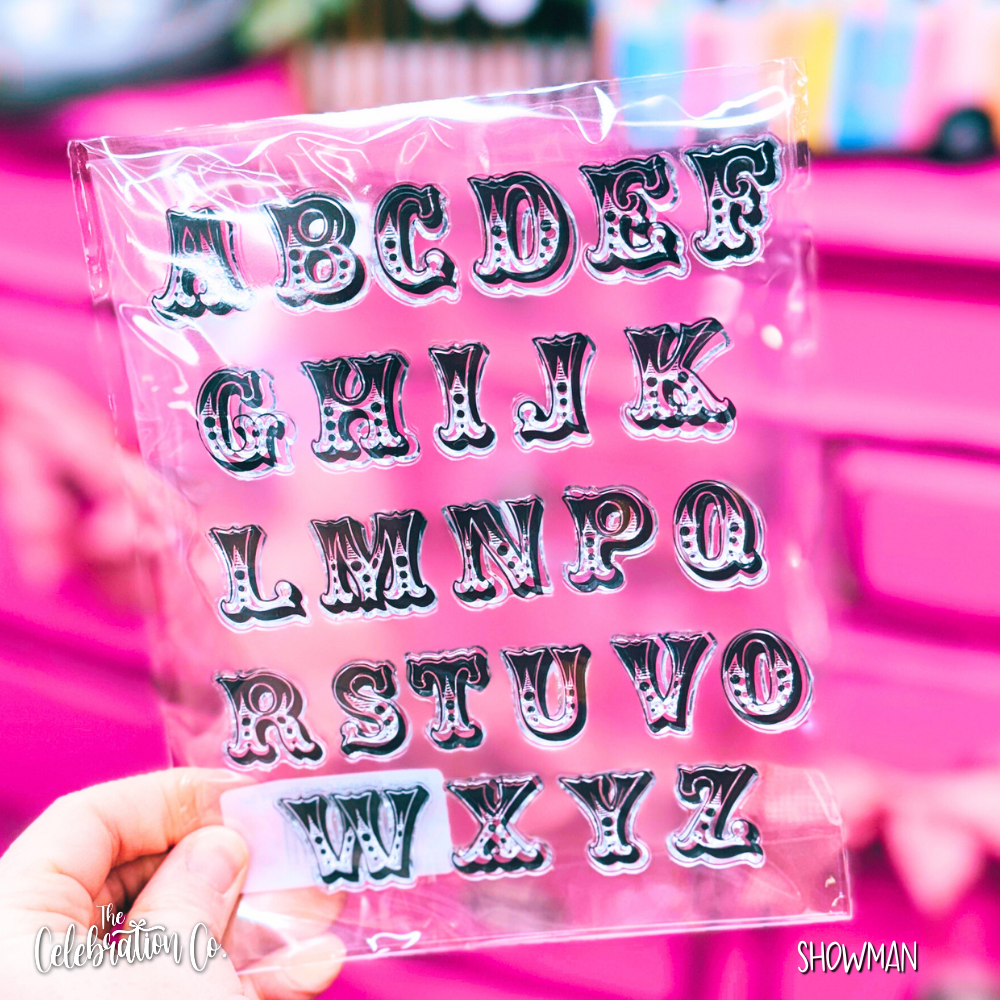 Silicone Alphabet Clear Stamps Set