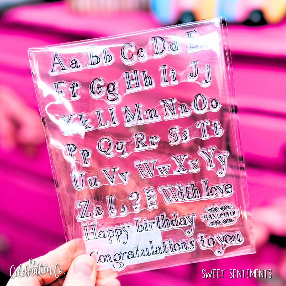 Silicone Alphabet Clear Stamps Set