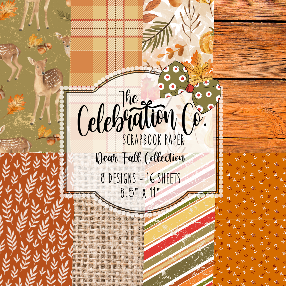 Dear Fall - Digital Download - Craft Paper Package