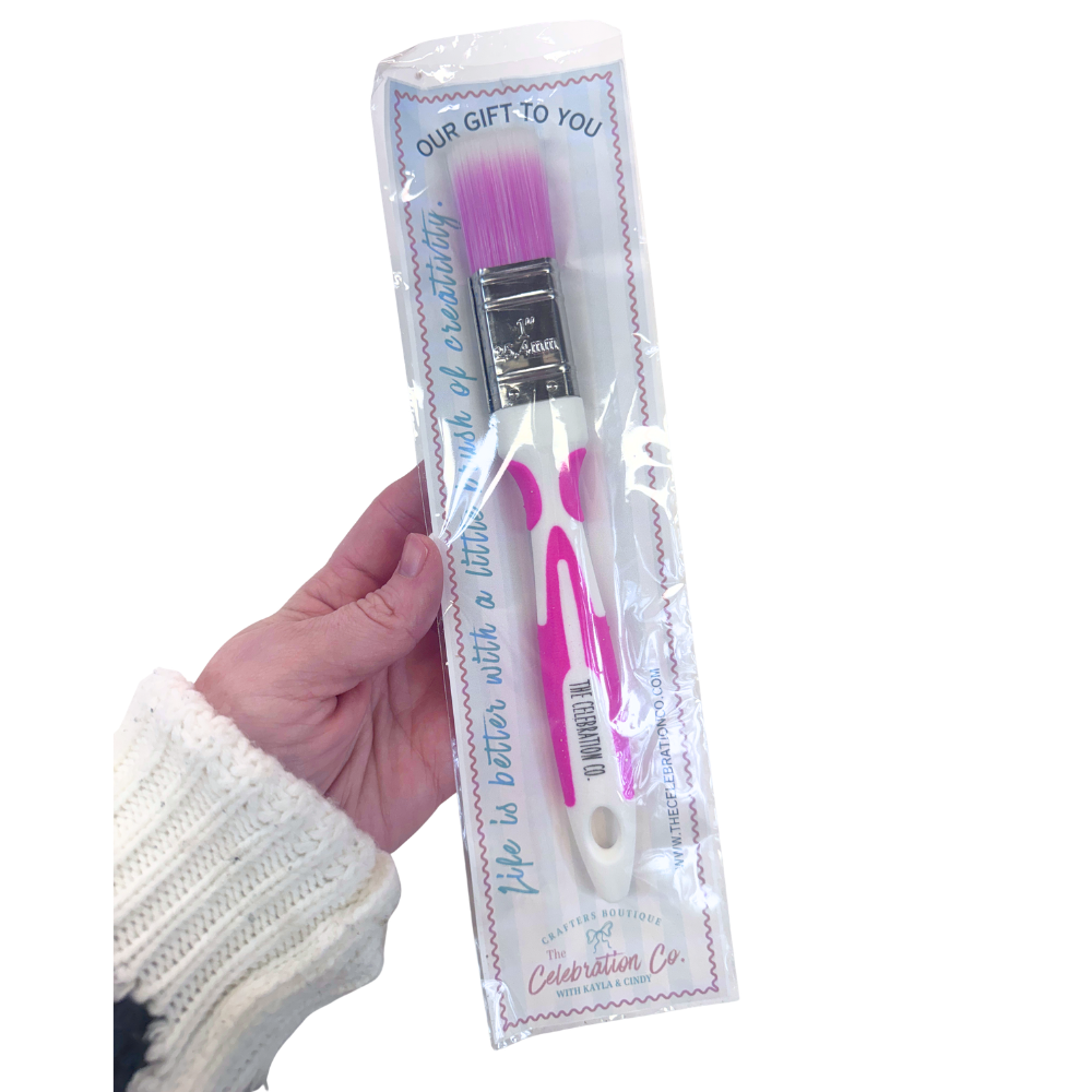 SOFT HANDLED PAINT BRUSH - GIFT- Marketing- The Celebration Co.