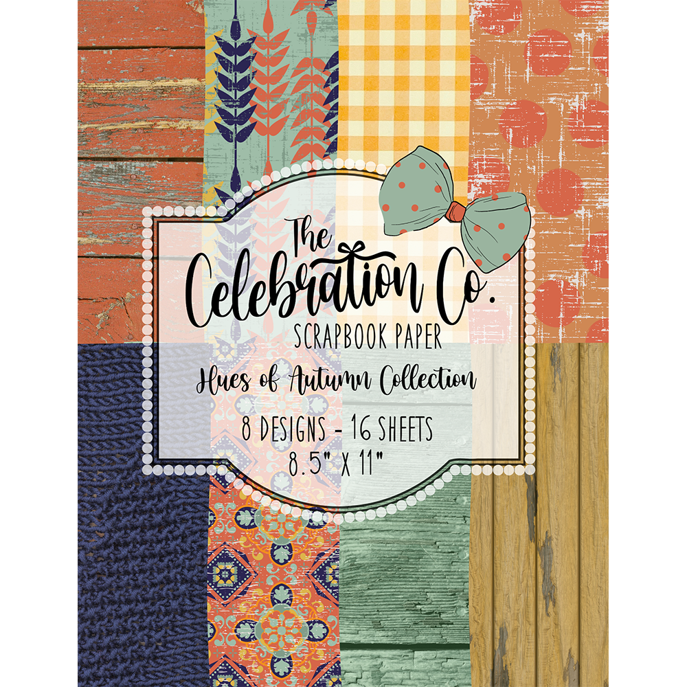Hues of Autumn - Digital Download - Craft Paper Package - The Celebration Co.