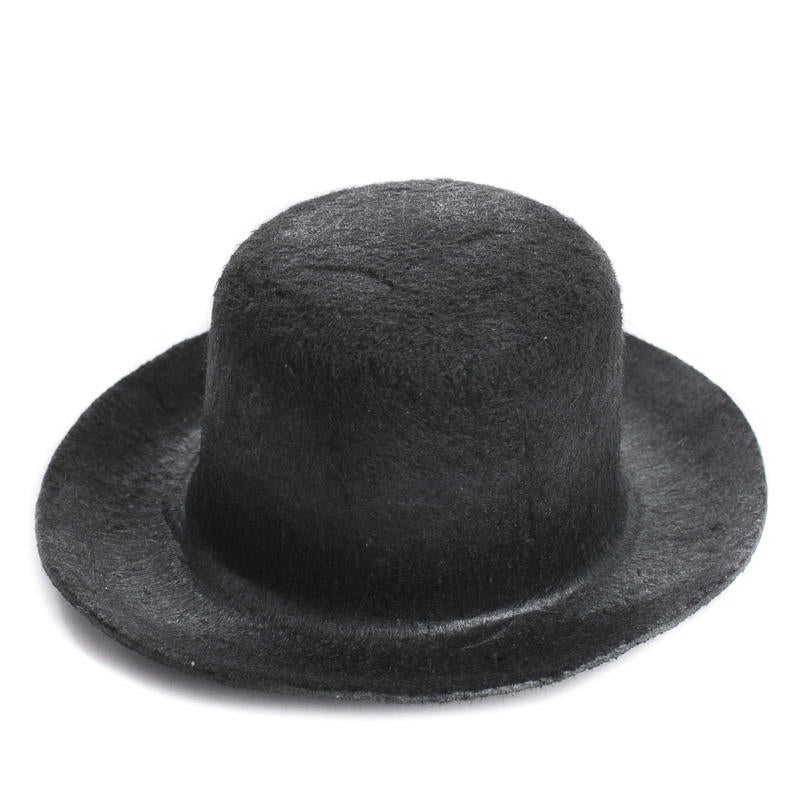 Black Felt Top Hats – Variety Pack of 4