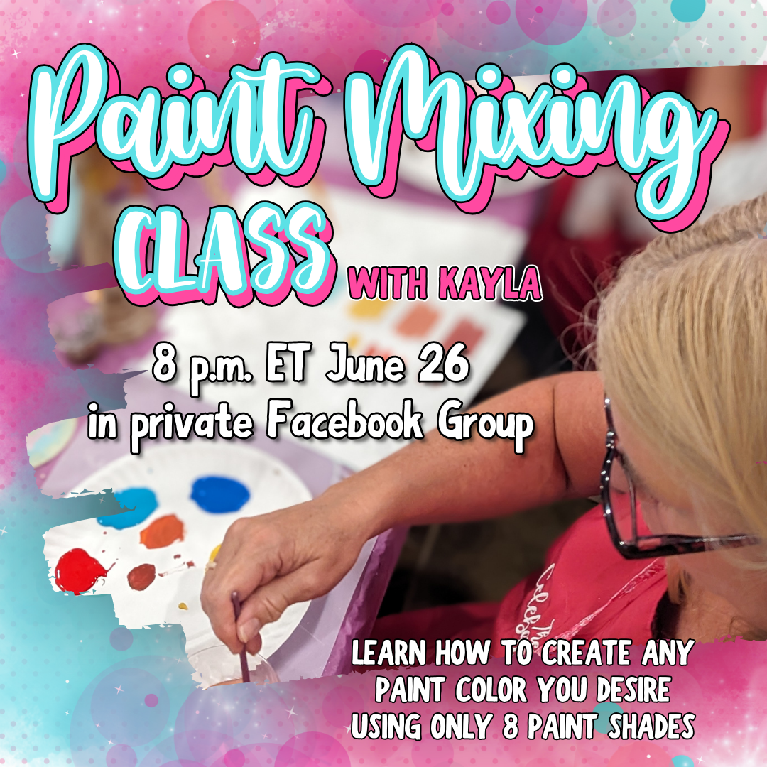 Paint Mixing Class by Kayla