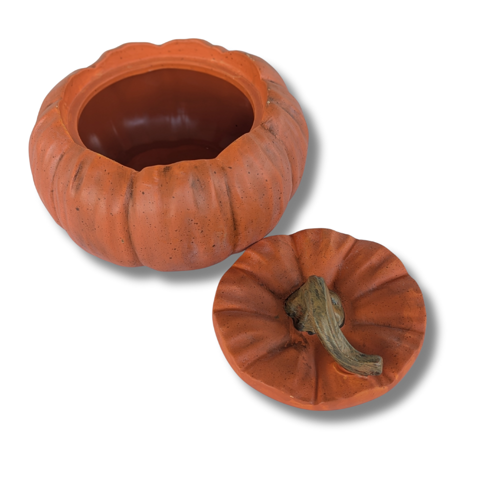 Pumpkin with Lid Container