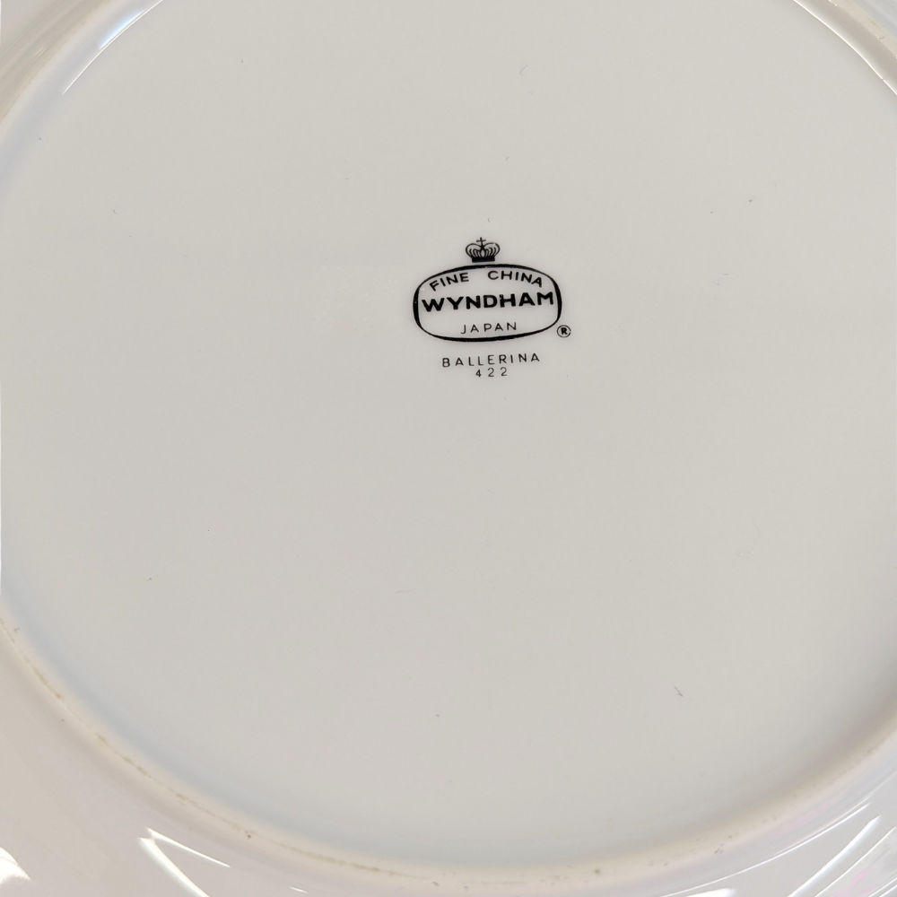 Vintage Fine China "Ballerina" by Wyndham (Choice of Salad or Dinner Plate)- vintage- The Celebration Co.