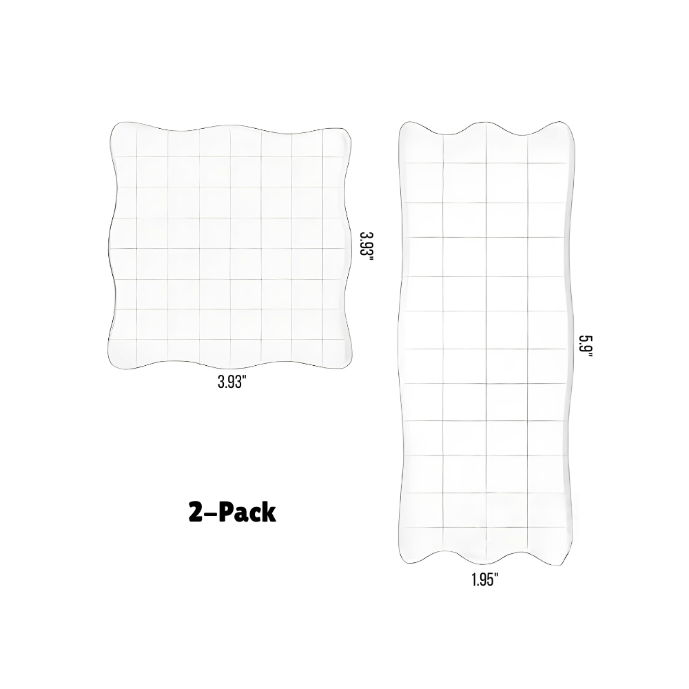 Acrylic Clear Stamps Block (2-Pack)- Craft Supplies- The Celebration Co.