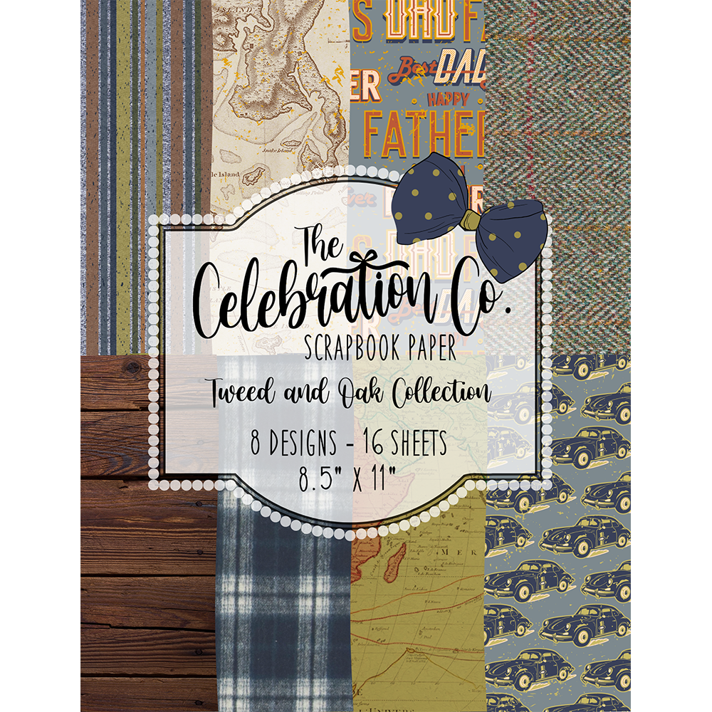 Tweed and Oak - Digital Download - Craft Paper Package - The Celebration Co.