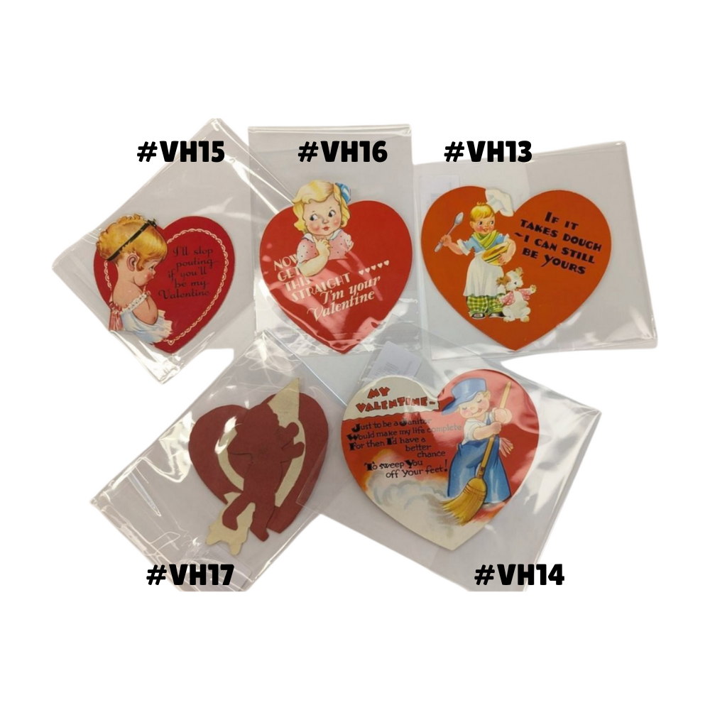 Vintage 1940s Valentines — Heart Collection