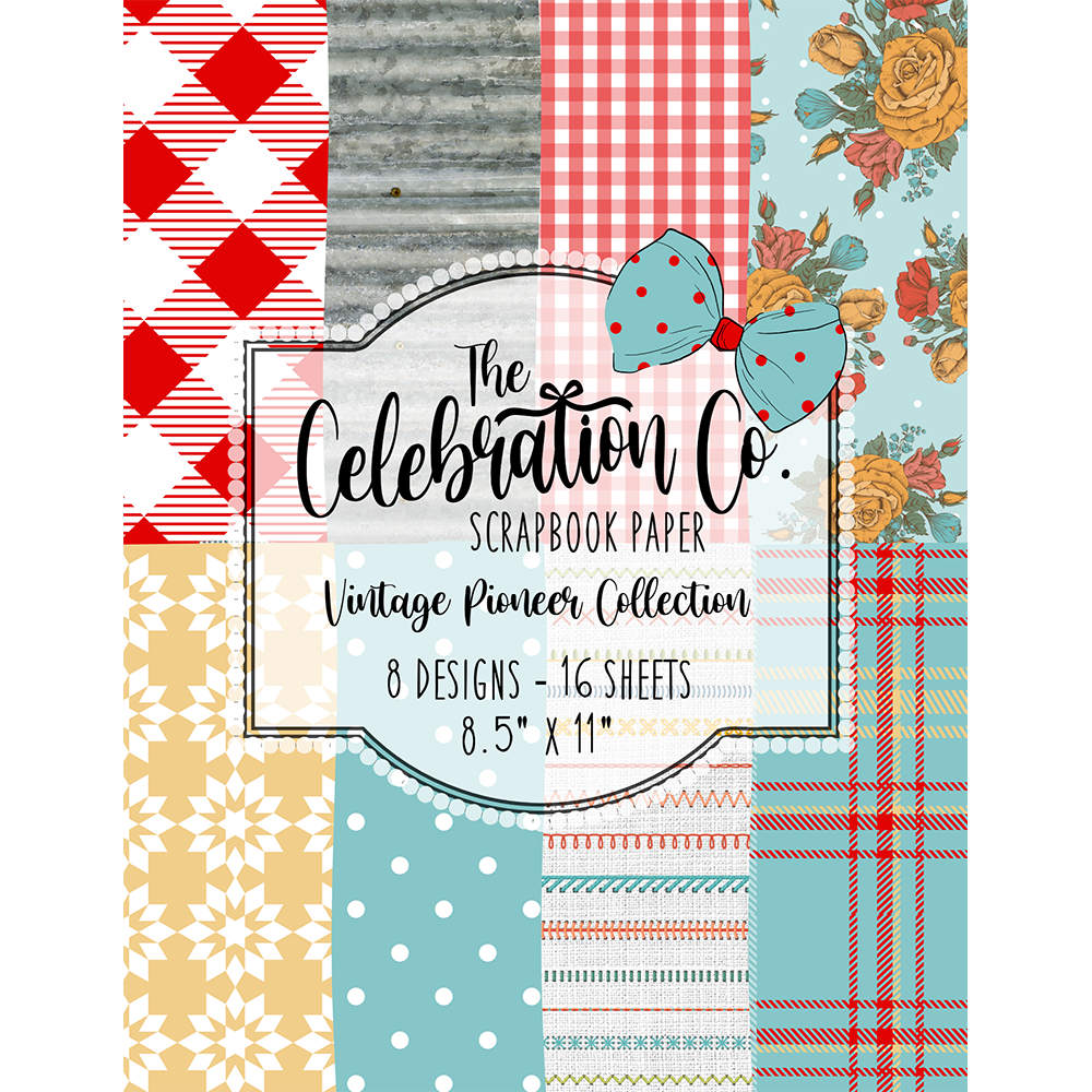 Vintage Pioneer - Digital Download - Craft Paper Package - The Celebration Co.