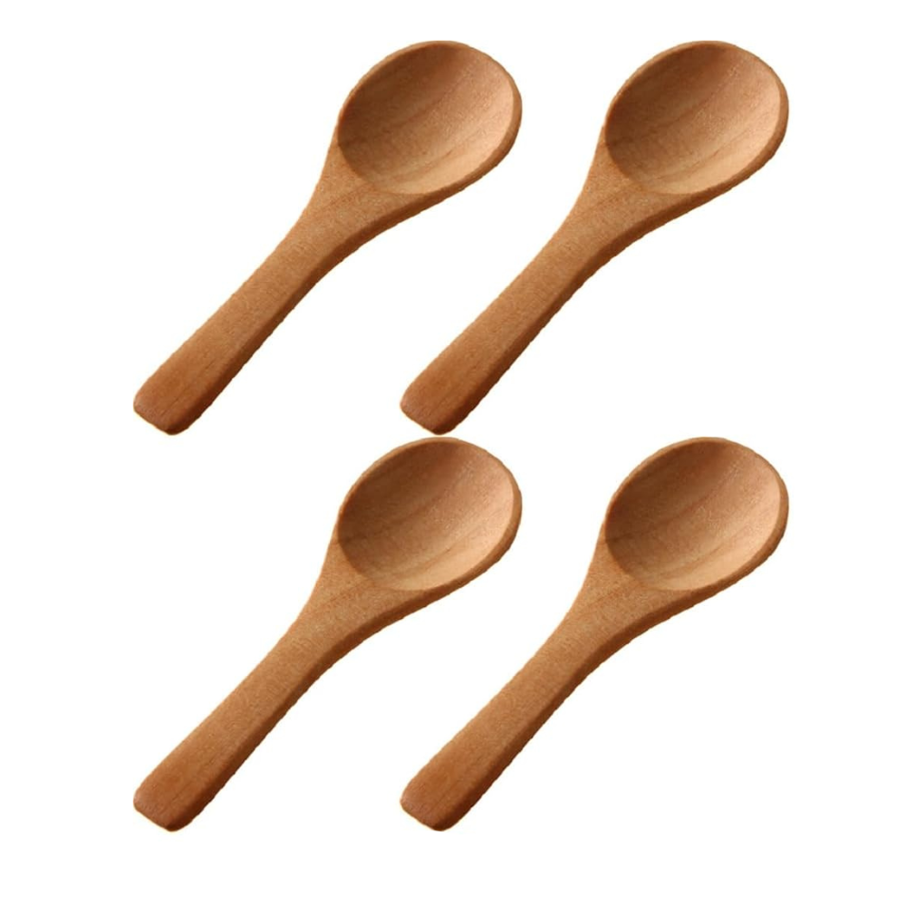 Mini Wooden Spoons – Pack of 4- Craft Supplies- The Celebration Co.
