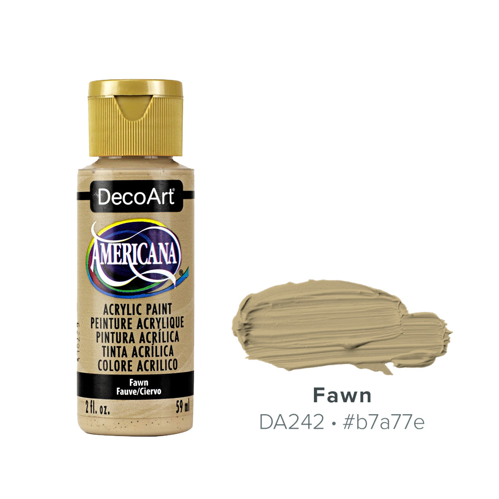 DecoArt Paint Neutral Set - 6 Colors and 1 Decou-Page Glue