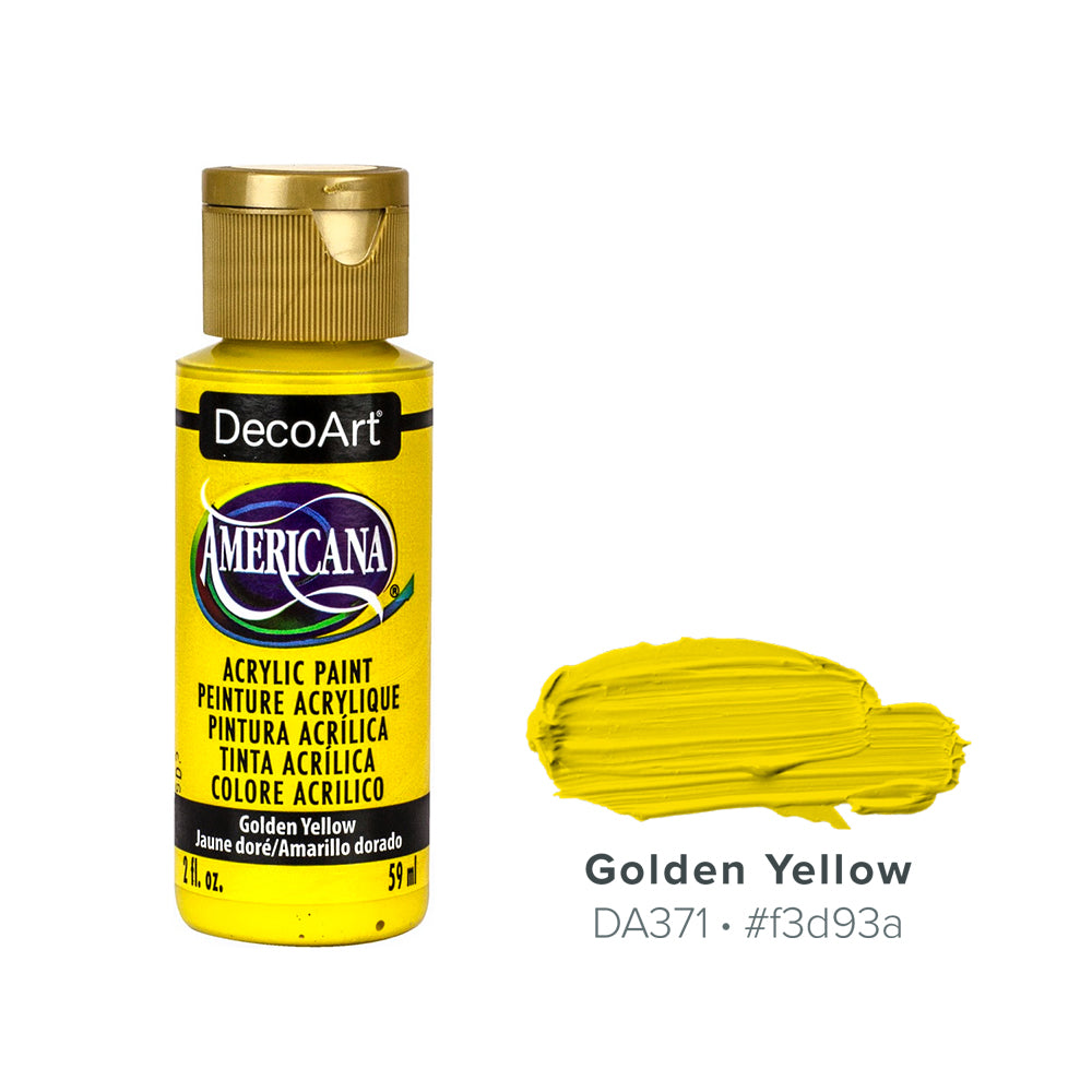 DecoArt Americana Acrylic Paint - 2 oz. - YELLOWS & ORANGES