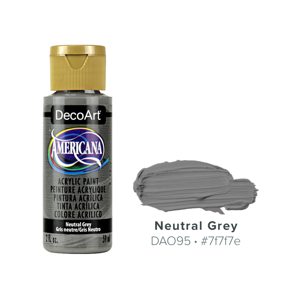 DecoArt Americana Acrylic Paint - 2 oz. - NEUTRALS- Paints & Mediums- The Celebration Co.