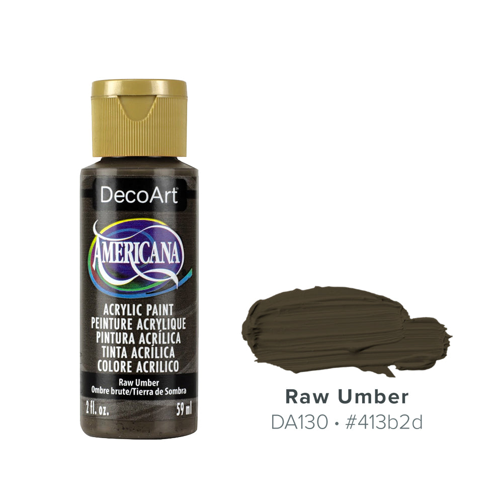 DecoArt Paint Neutral Set - 6 Colors and 1 Decou-Page Glue