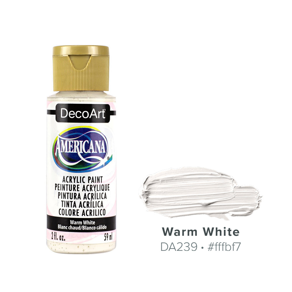 DecoArt Paint Neutral Set - 6 Colors and 1 Decou-Page Glue