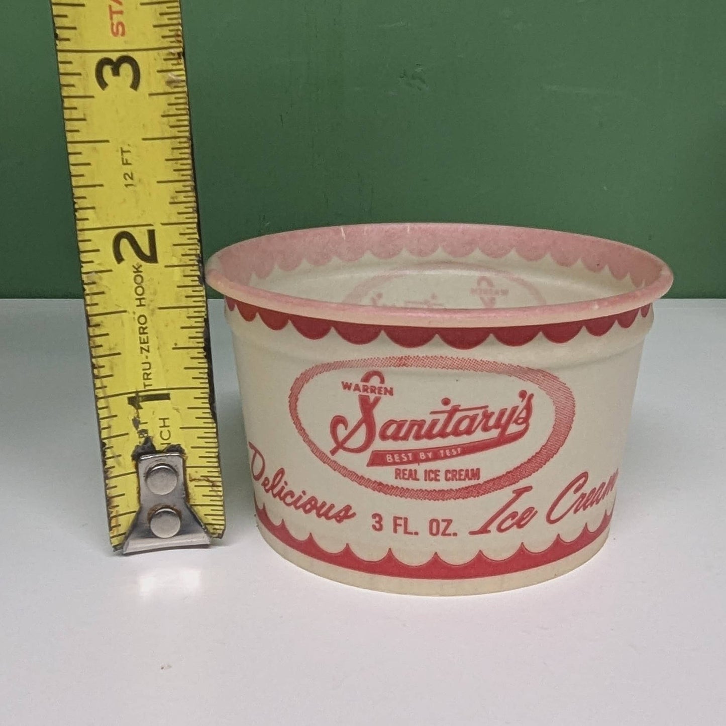 Sanitary's ice cream cup-  vintage- The Celebration Co.