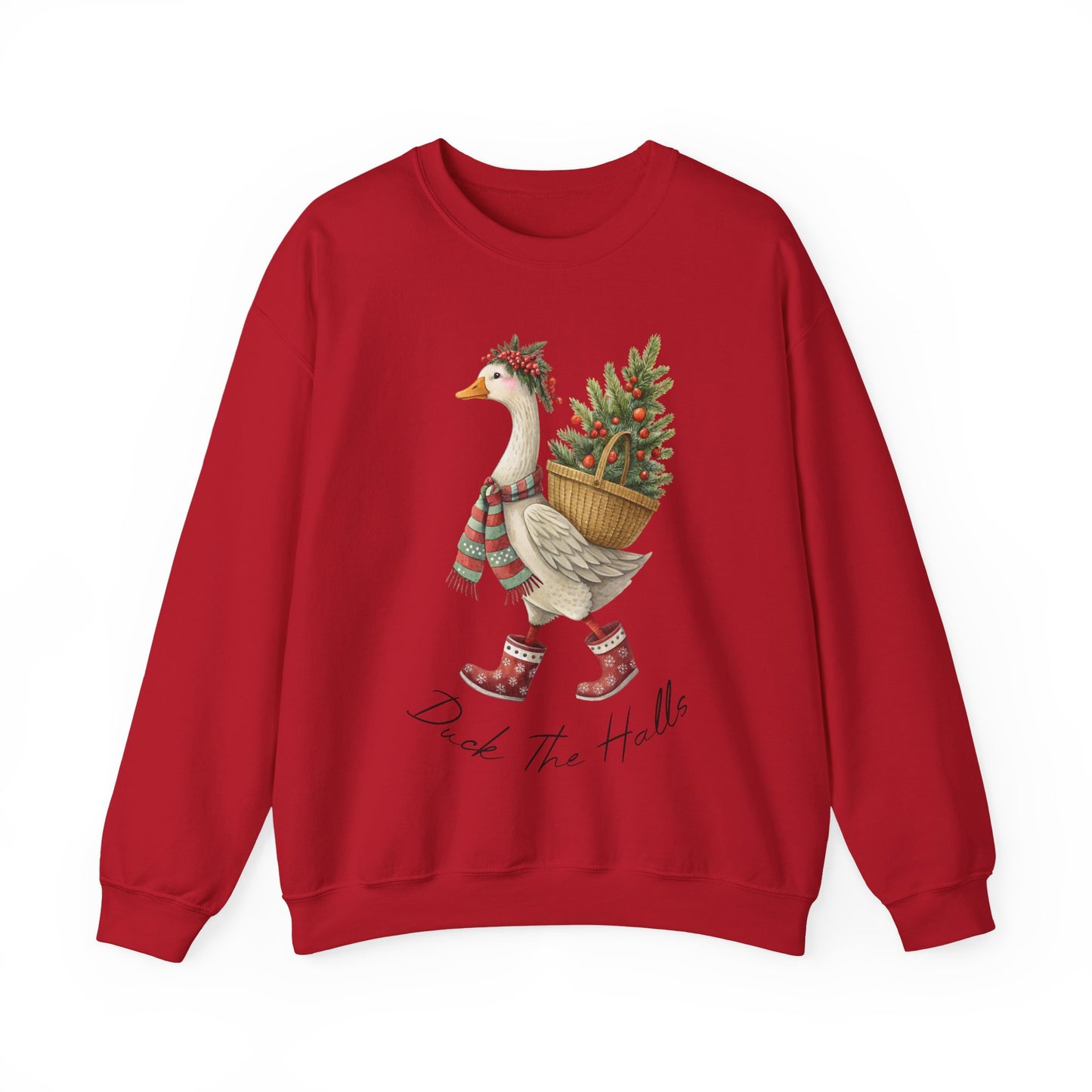 Duck the Halls Sweatshirt-  Sweatshirt- The Celebration Co.