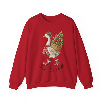 Duck the Halls Sweatshirt-  Sweatshirt- The Celebration Co.