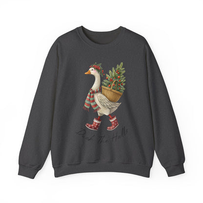 Duck the Halls Sweatshirt-  Sweatshirt- The Celebration Co.