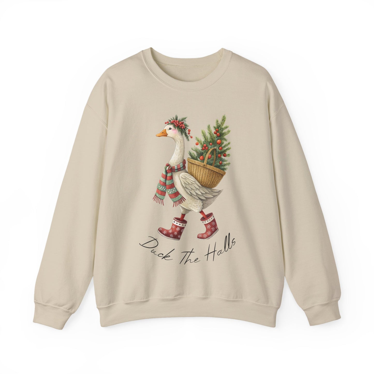 Duck the Halls Sweatshirt-  Sweatshirt- The Celebration Co.