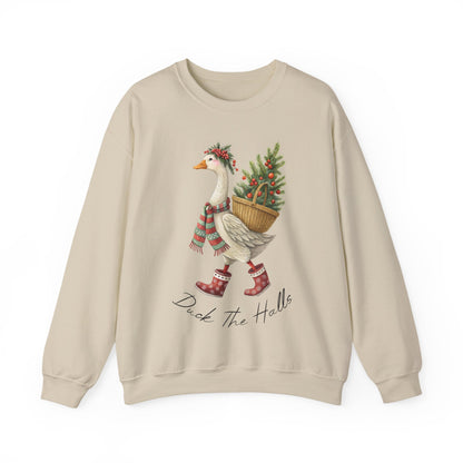 Duck the Halls Sweatshirt-  Sweatshirt- The Celebration Co.