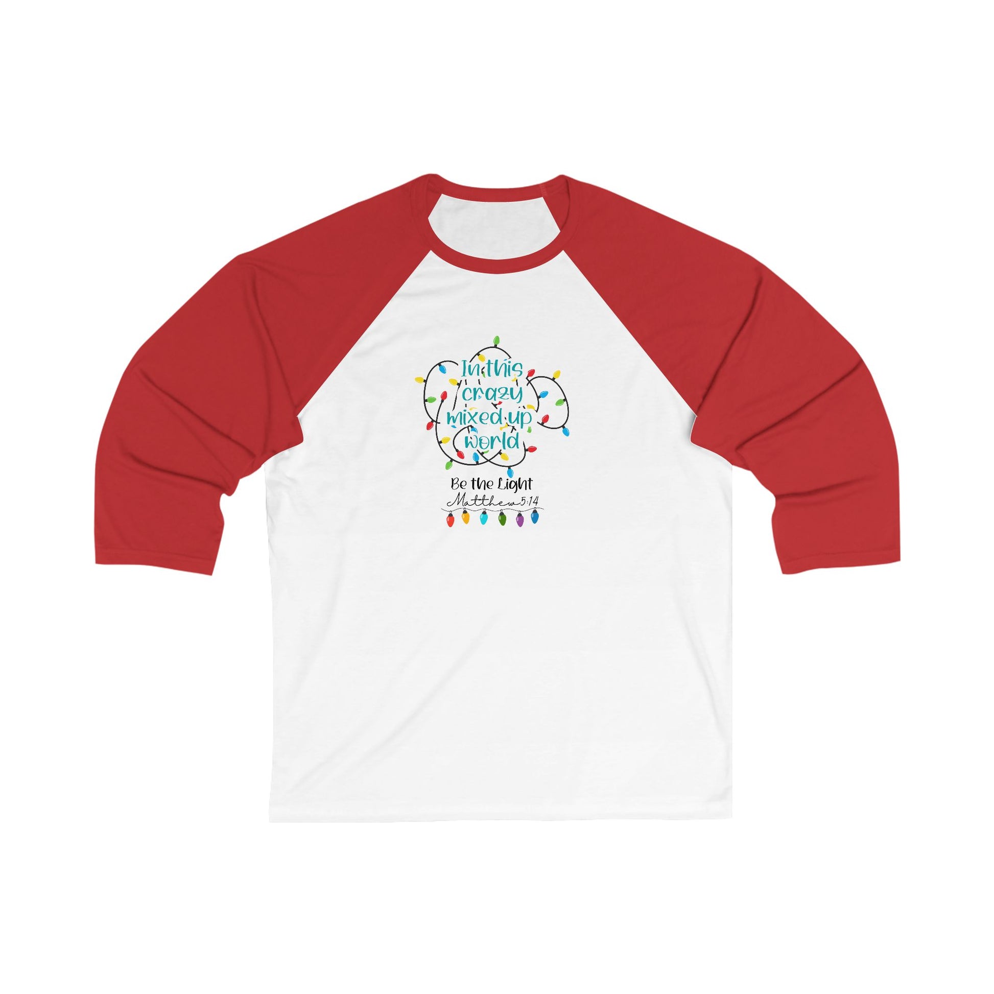 Be the Light – Matthew 5:14 Christmas Tee-  Long-sleeve- The Celebration Co.