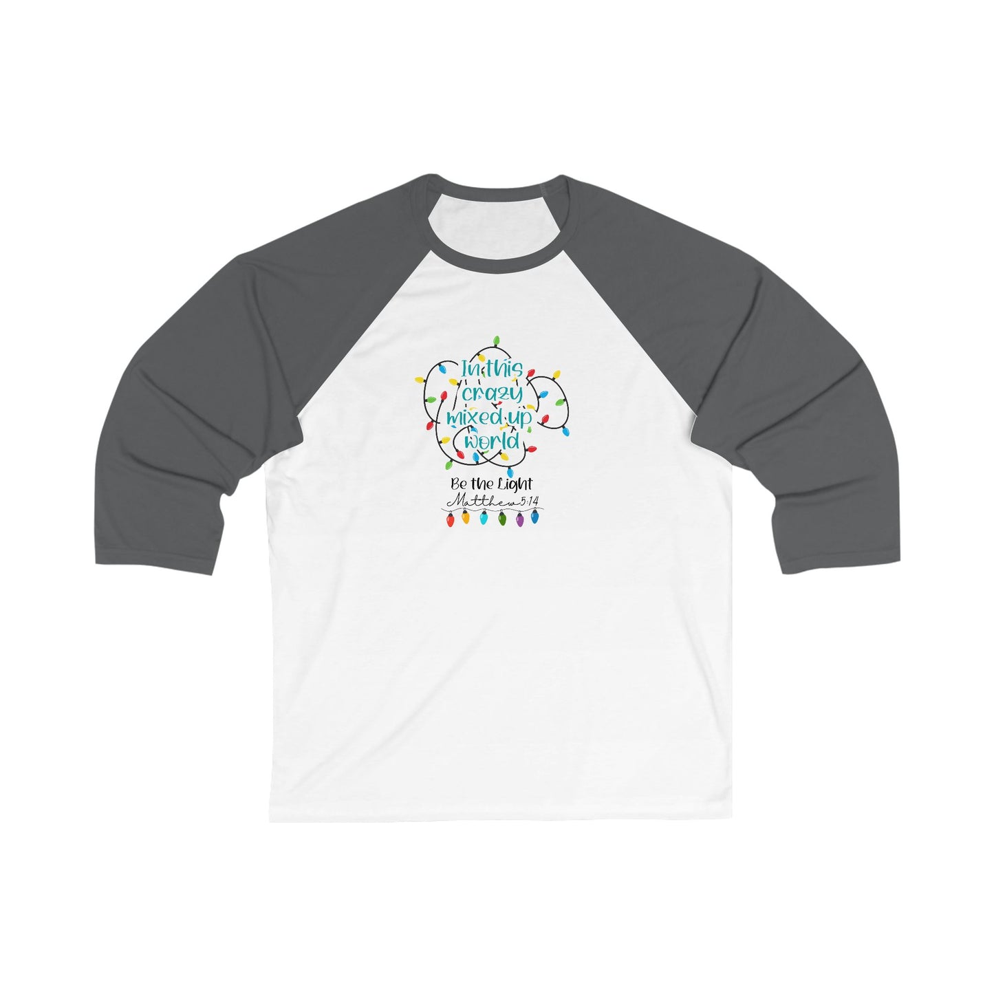 Be the Light – Matthew 5:14 Christmas Tee-  Long-sleeve- The Celebration Co.