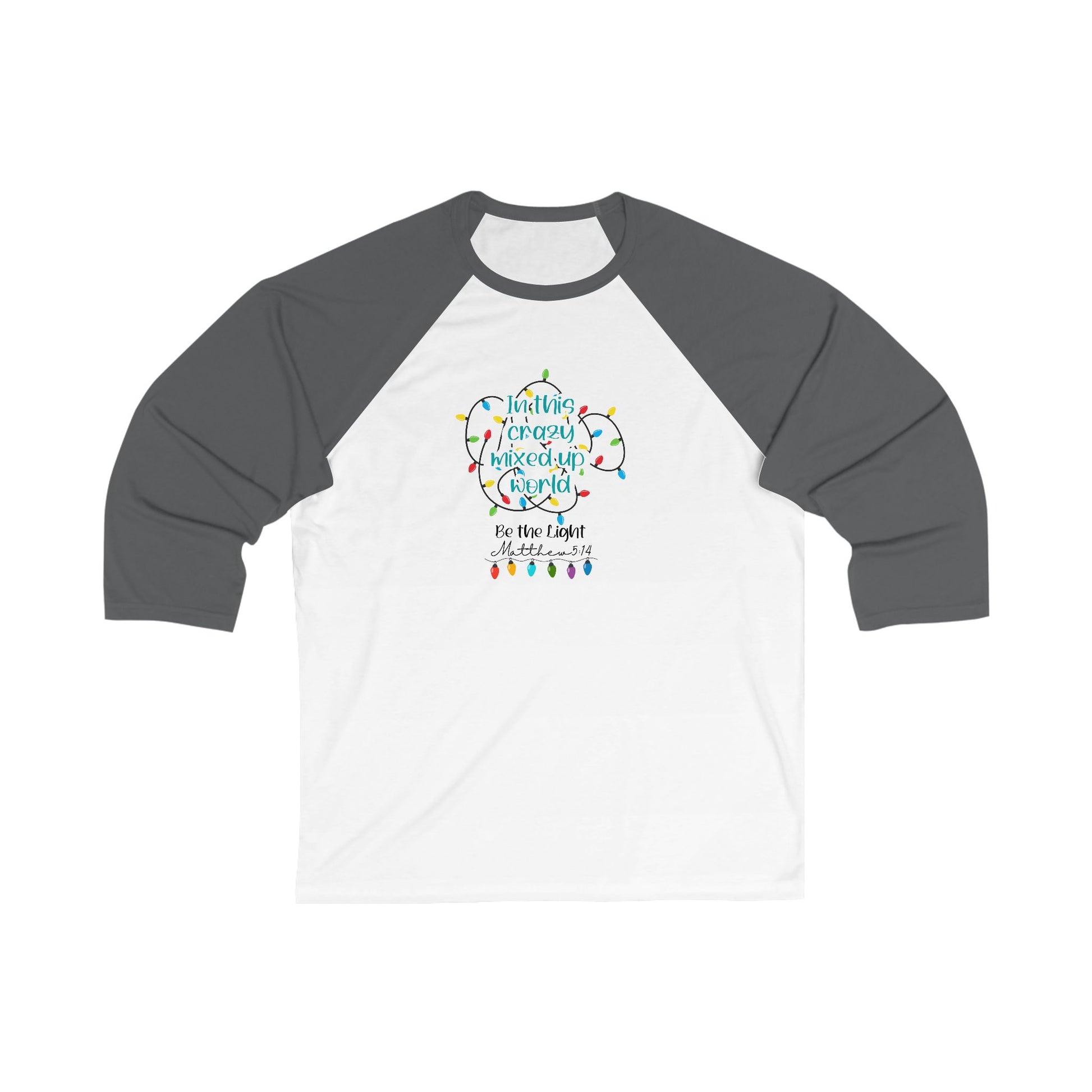 Be the Light – Matthew 5:14 Christmas Tee-  Long-sleeve- The Celebration Co.