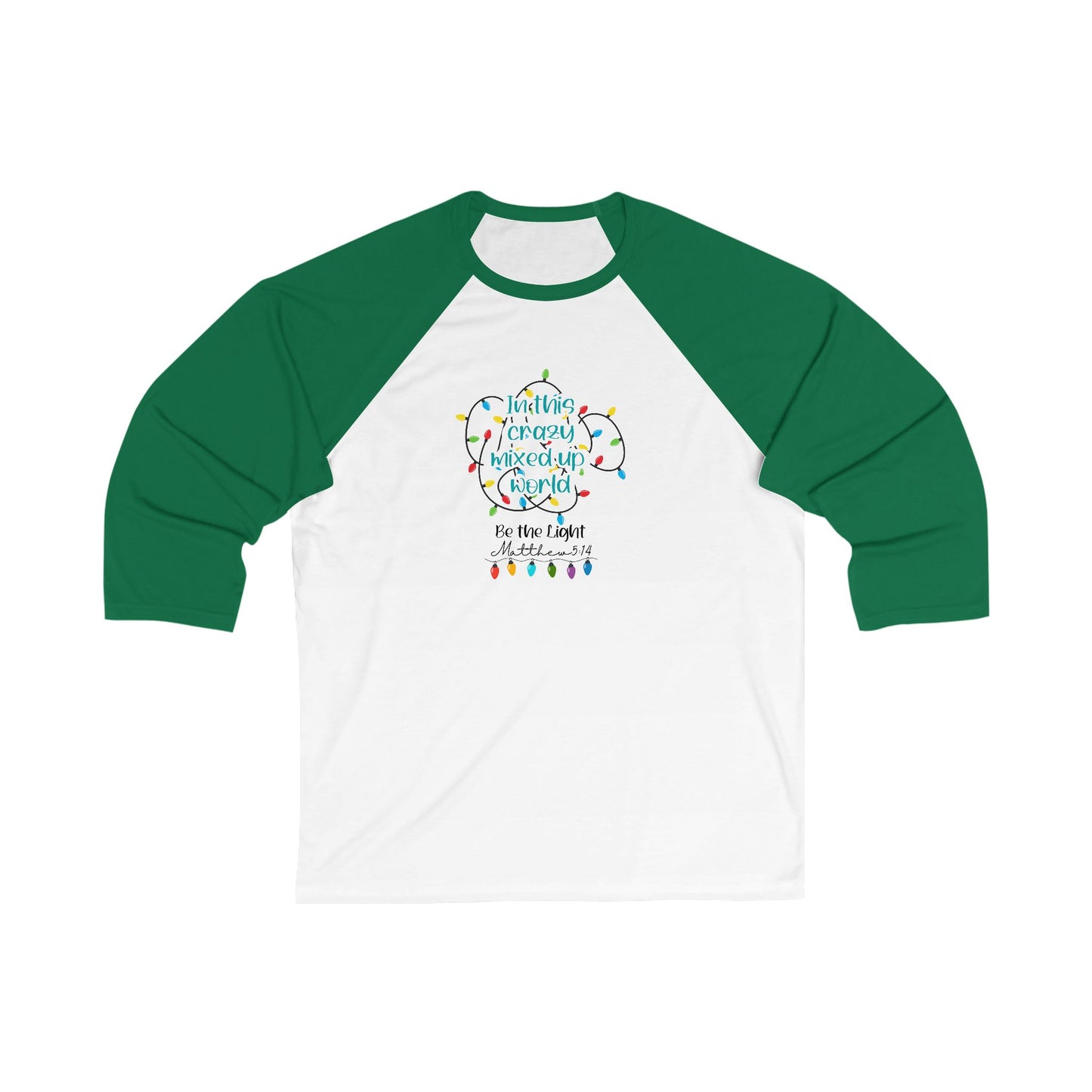 Be the Light – Matthew 5:14 Christmas Tee-  Long-sleeve- The Celebration Co.