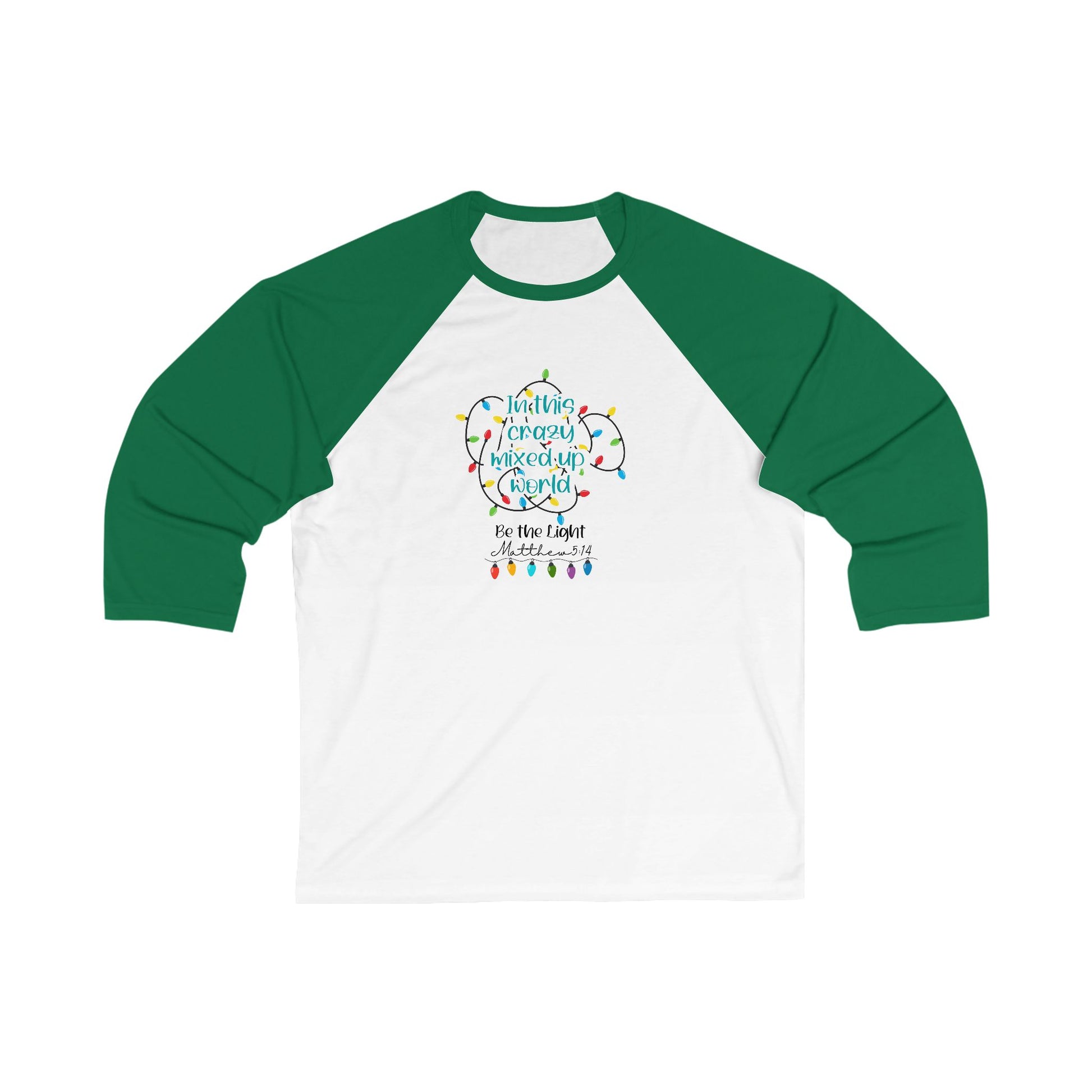 Be the Light – Matthew 5:14 Christmas Tee-  Long-sleeve- The Celebration Co.