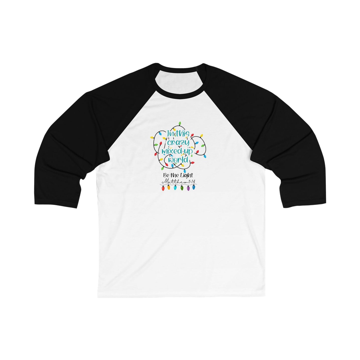 Be the Light – Matthew 5:14 Christmas Tee-  Long-sleeve- The Celebration Co.