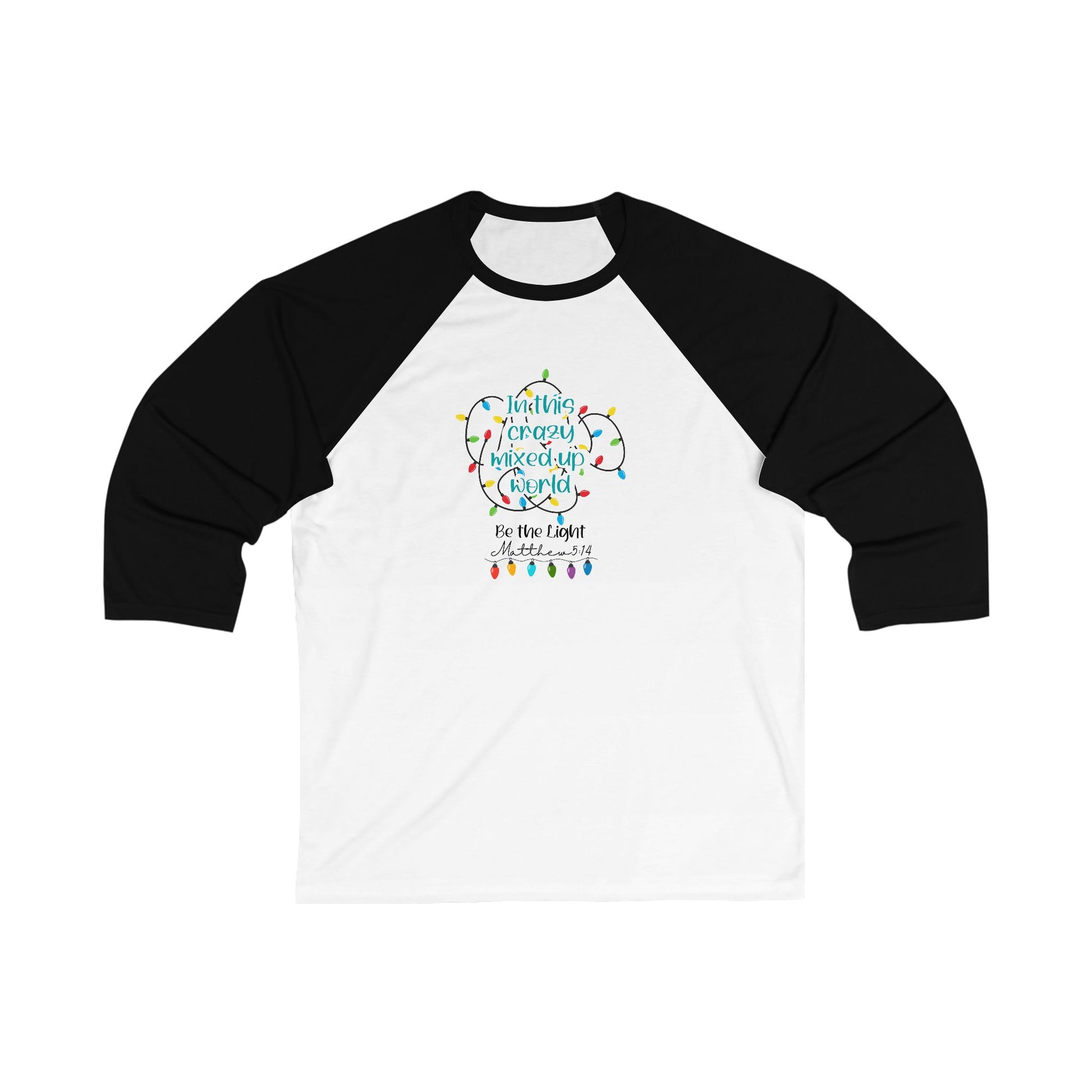 Be the Light – Matthew 5:14 Christmas Tee-  Long-sleeve- The Celebration Co.