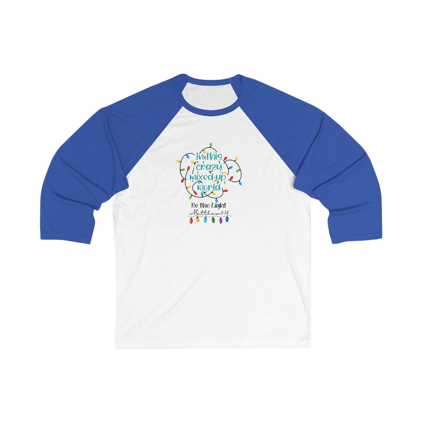 Be the Light – Matthew 5:14 Christmas Tee-  Long-sleeve- The Celebration Co.