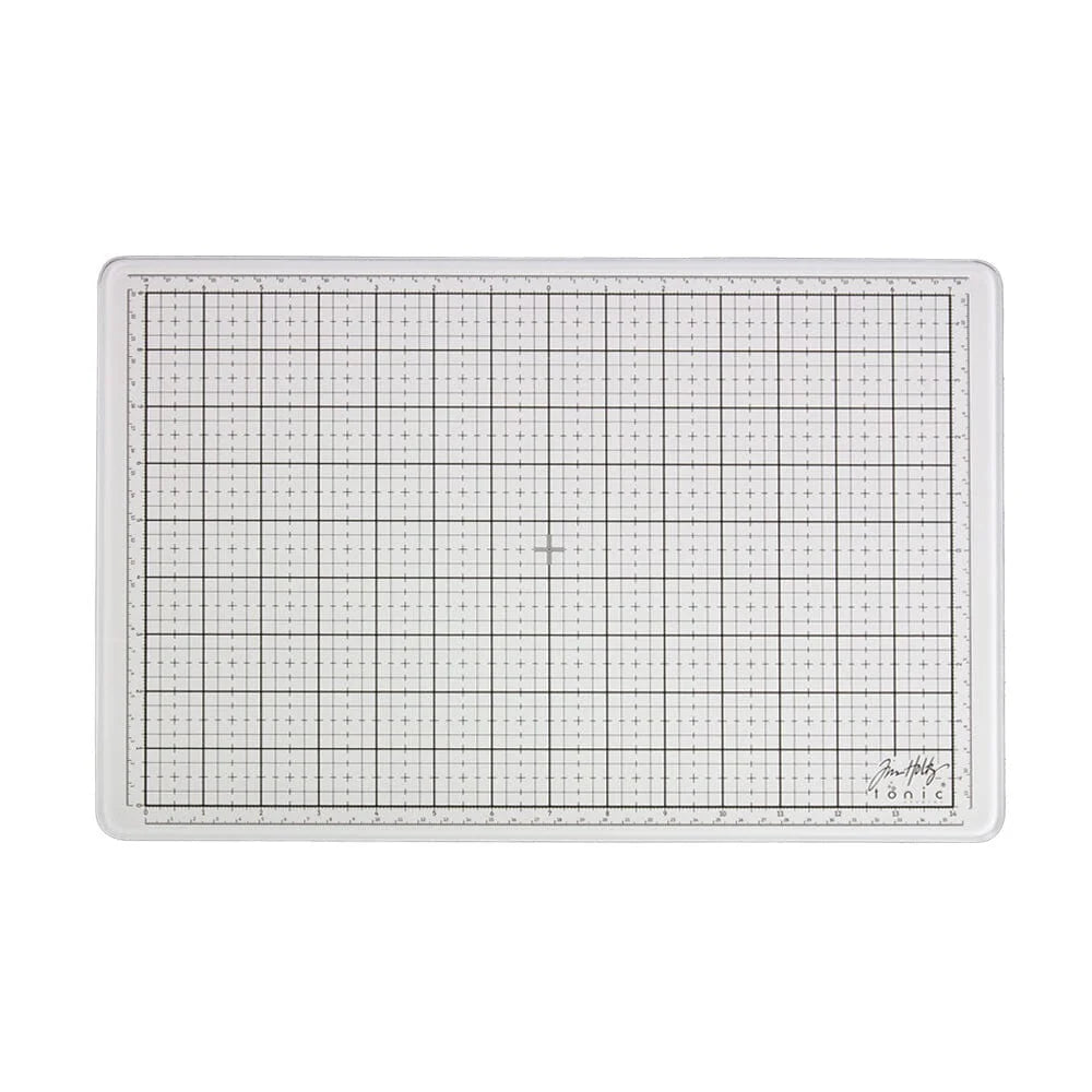 Travel Glass Media Mat White-  Tools- The Celebration Co.
