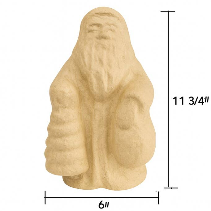 Paper Mache Olde World Santa
