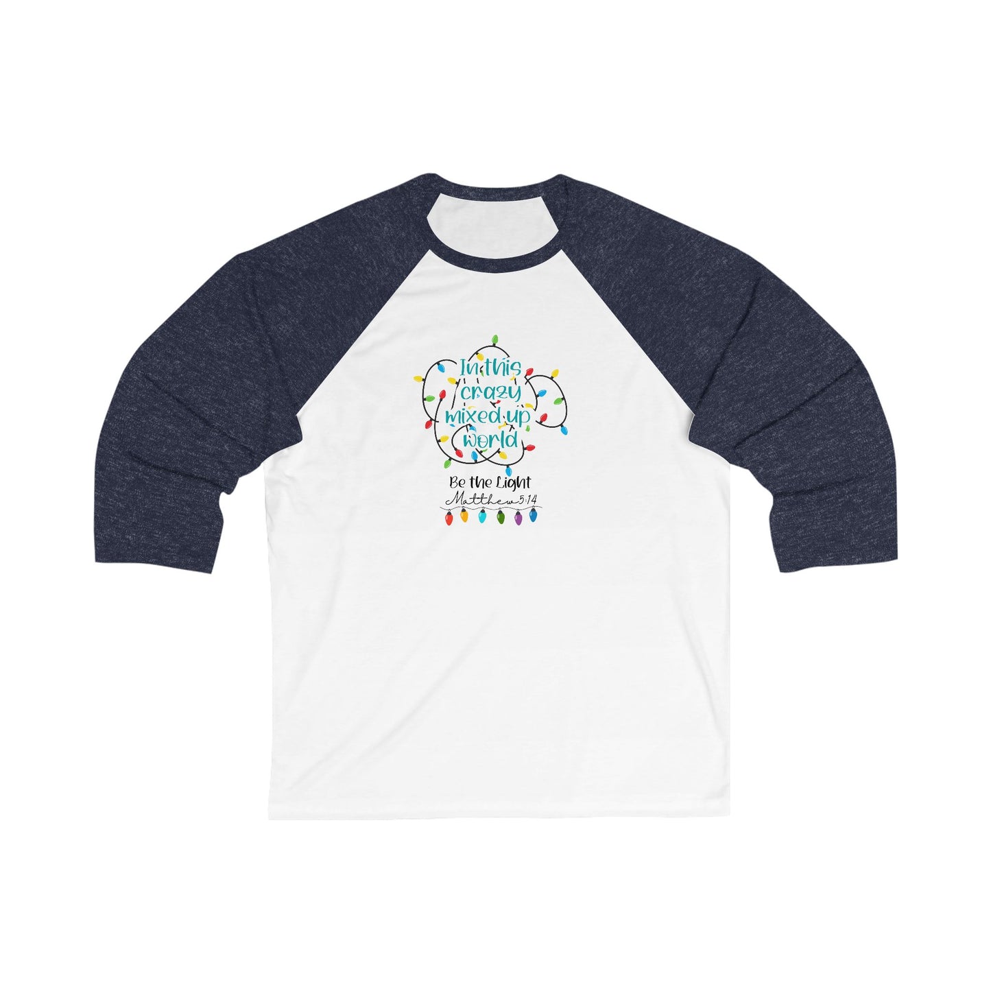 Be the Light – Matthew 5:14 Christmas Tee-  Long-sleeve- The Celebration Co.