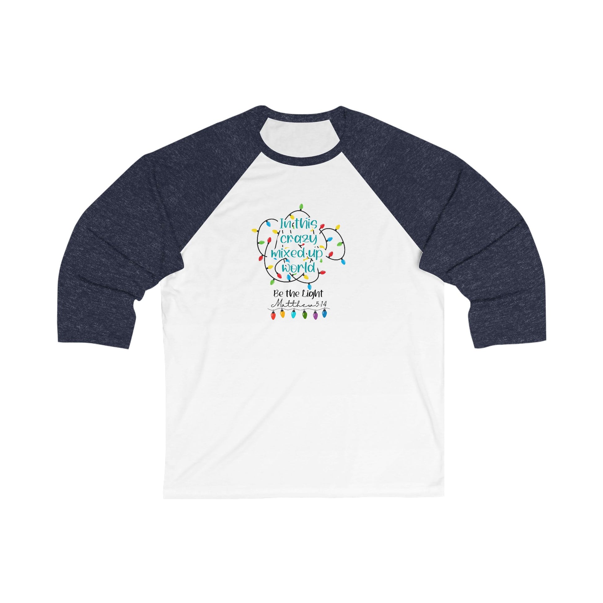 Be the Light – Matthew 5:14 Christmas Tee-  Long-sleeve- The Celebration Co.