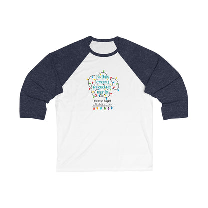 Be the Light – Matthew 5:14 Christmas Tee-  Long-sleeve- The Celebration Co.