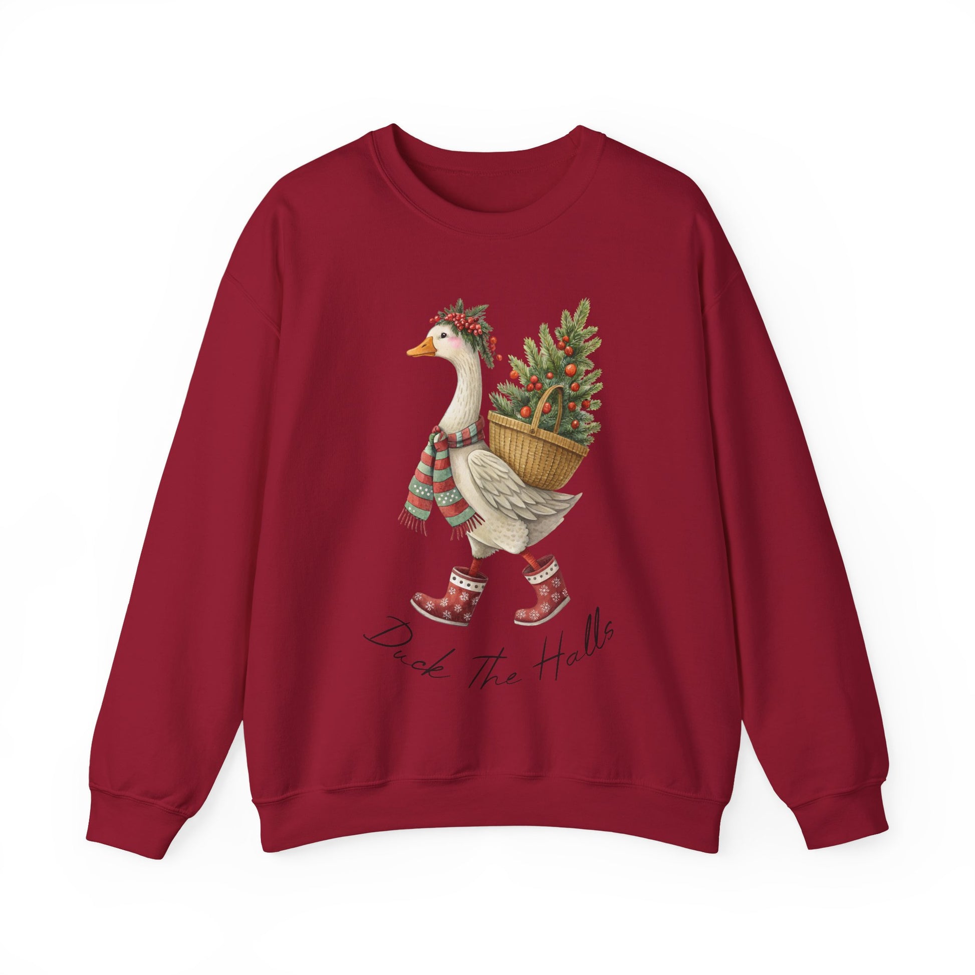Duck the Halls Sweatshirt-  Sweatshirt- The Celebration Co.