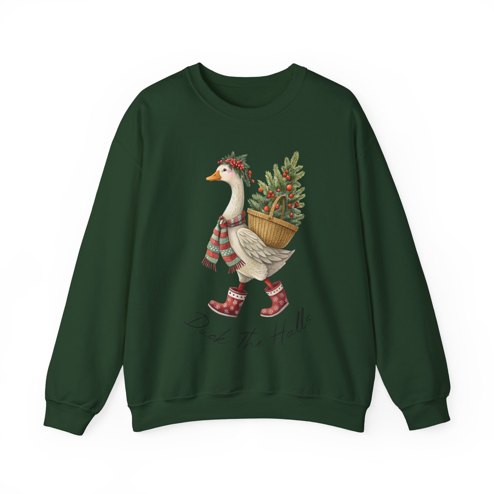 Duck the Halls Sweatshirt-  Sweatshirt- The Celebration Co.