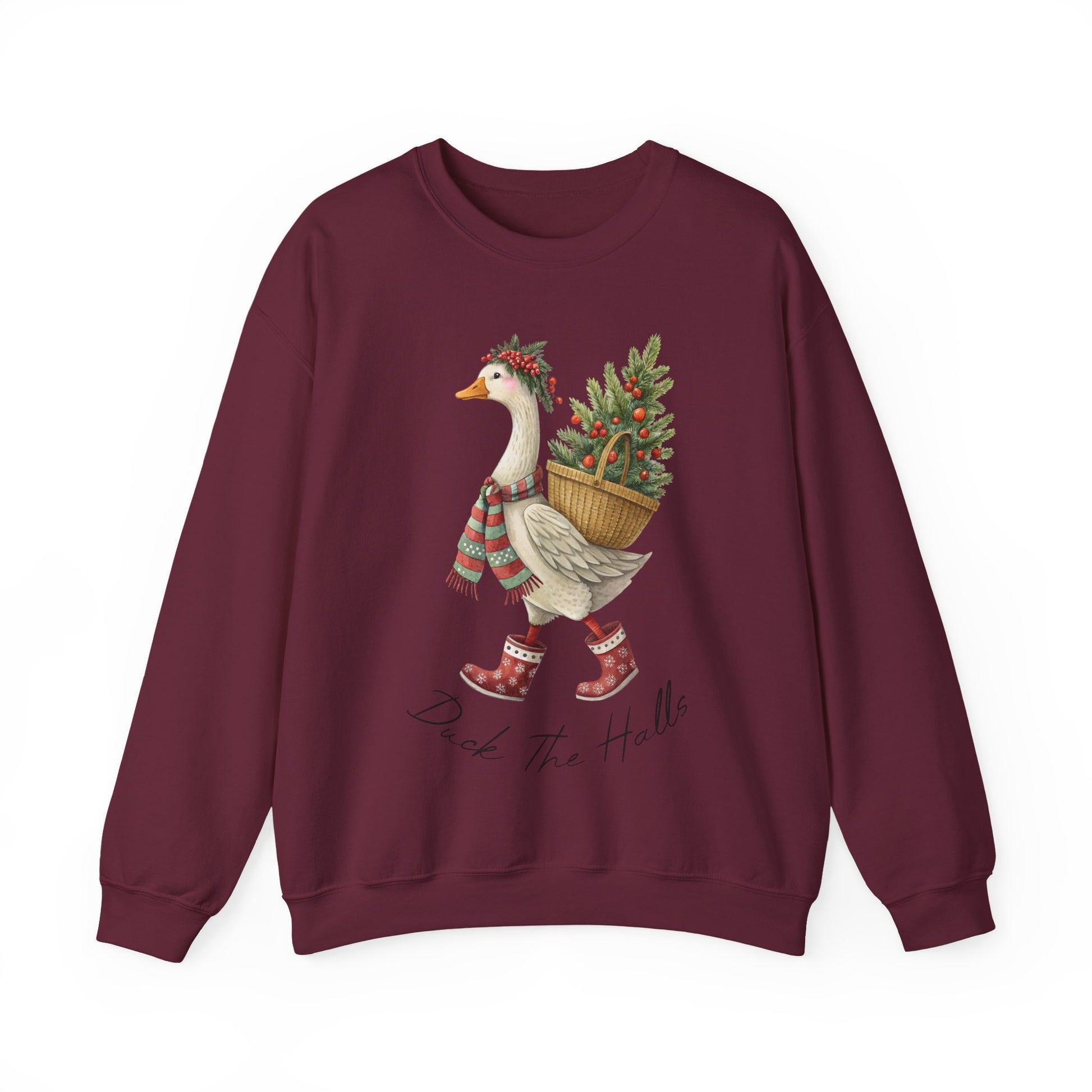 Duck the Halls Sweatshirt-  Sweatshirt- The Celebration Co.
