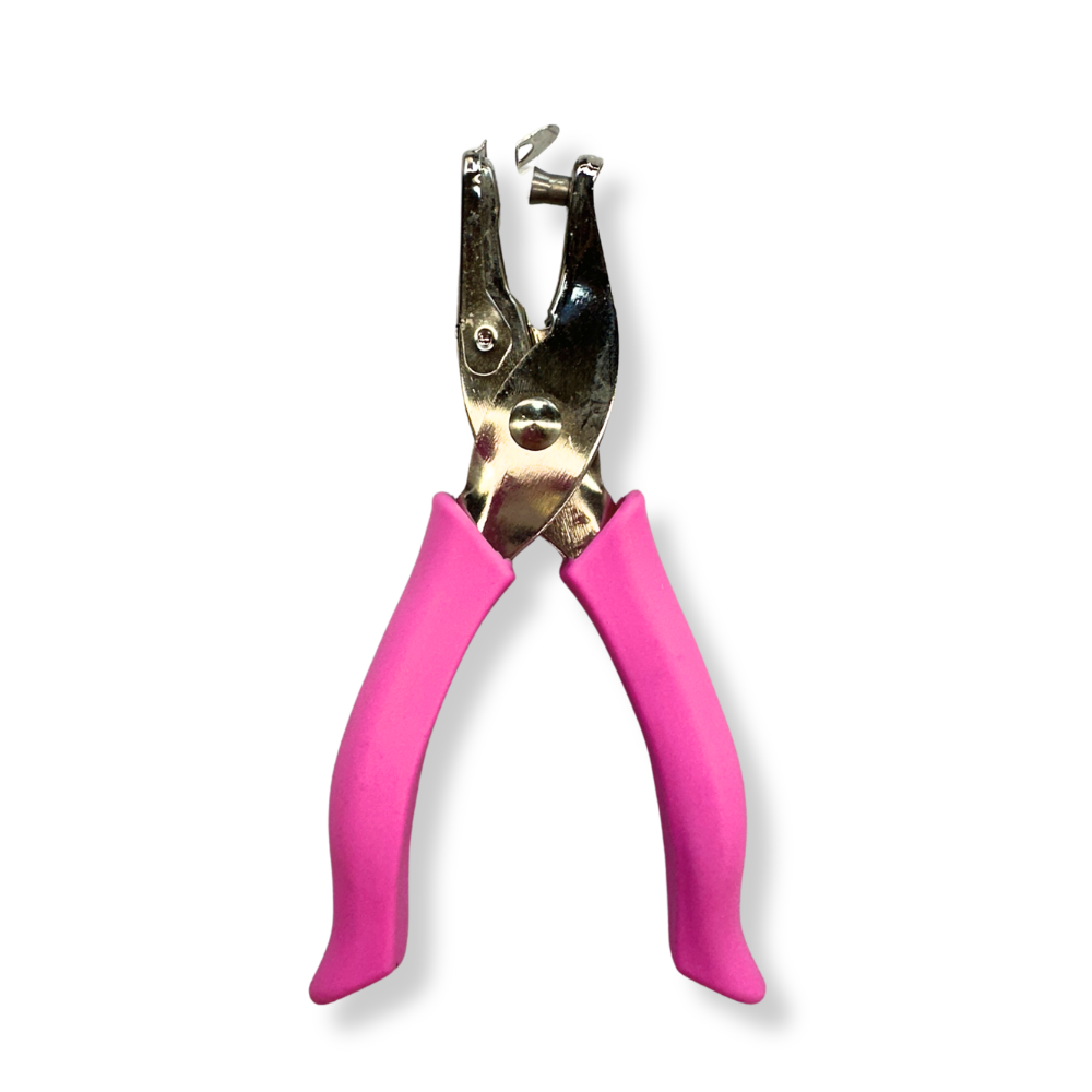 Pink Soft-Grip ¼" Hole Punch