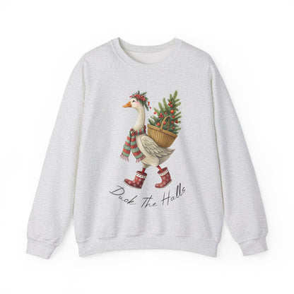 Duck the Halls Sweatshirt-  Sweatshirt- The Celebration Co.